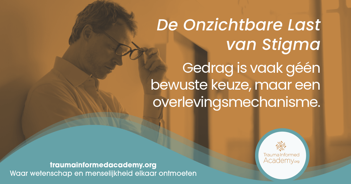 Onzichtbare Last van Stigma – Liggend Diagnoses stimuleren stigmatisering. Trauma ontstaat door stigmatisering